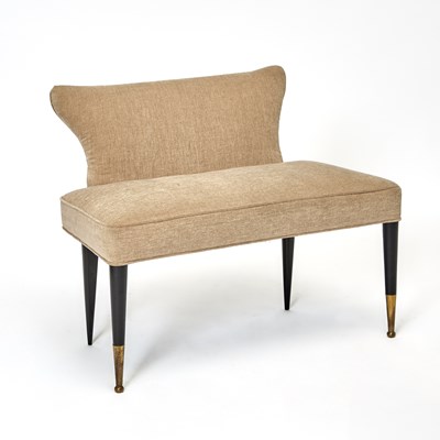 Lot 170 - Gio Ponti Style Upholstered Bench