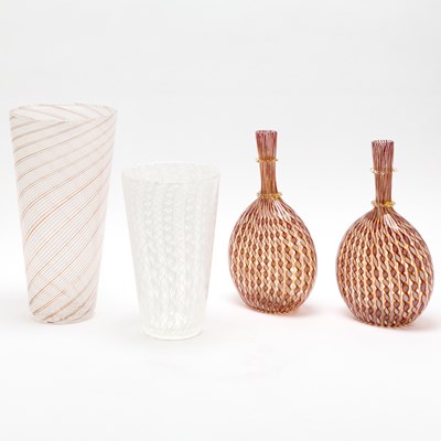 Lot 206 - Group of Murano Blown Glass Vases