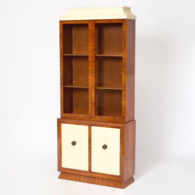 Lot 169 - Samuel Marx Rosewood and Leather Cabinet