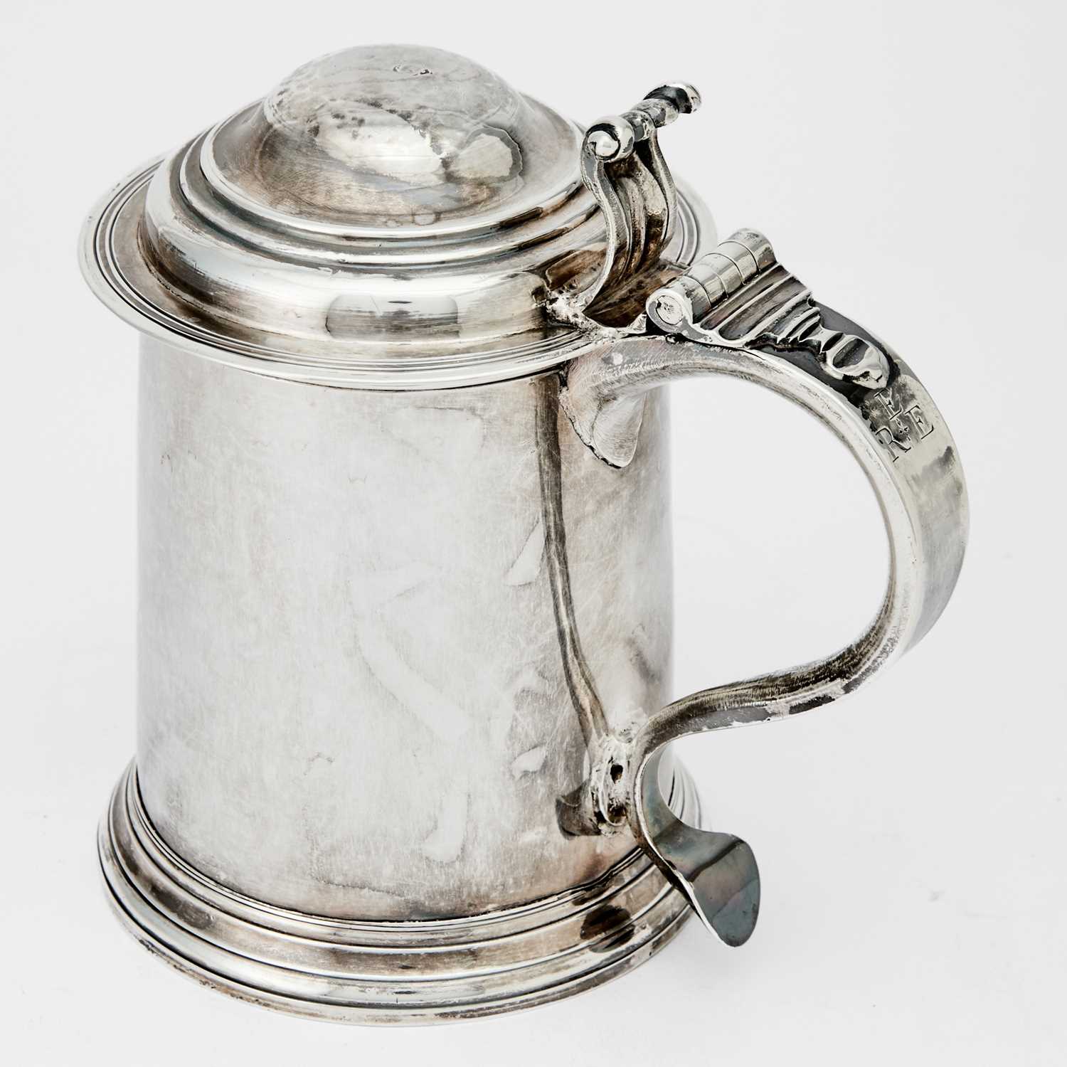Lot 67 - George I Sterling Silver Covered Tankard