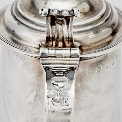Lot 67 - George I Sterling Silver Covered Tankard