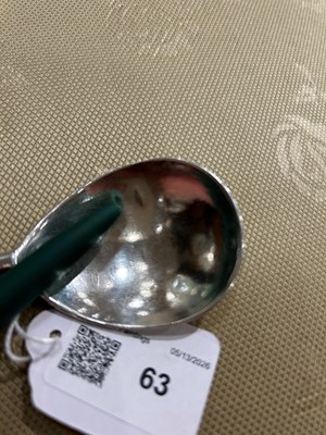 Lot 63 - Elizabeth I Sterling Silver Seal Top Spoon