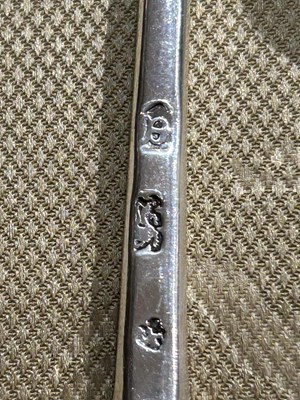 Lot 64 - Three Early English Sterling Silver Seal-Top Spoons