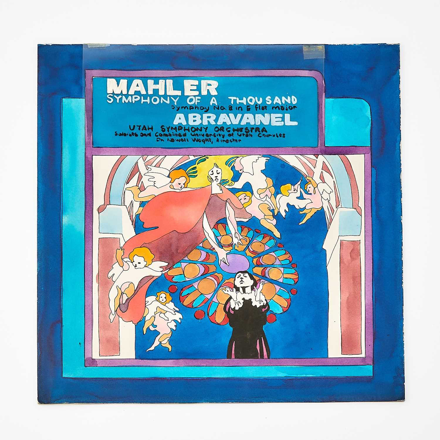 Lot 208 - A portfolio of original art for Vanguard Records classic album covers