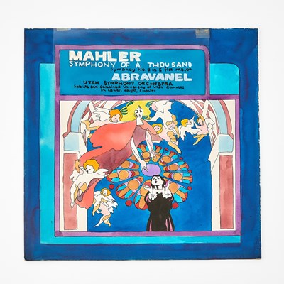 Lot 208 - A portfolio of original art for Vanguard Records classic album covers