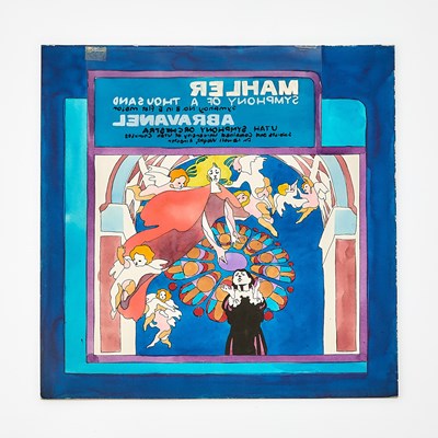 Lot 208 - A portfolio of original art for Vanguard Records classic album covers