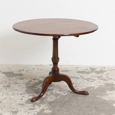 Lot 370 - Chippendale Mahogany Tilt-Top Table