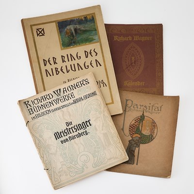 Lot 218 - Ten illustrated works on Wagner