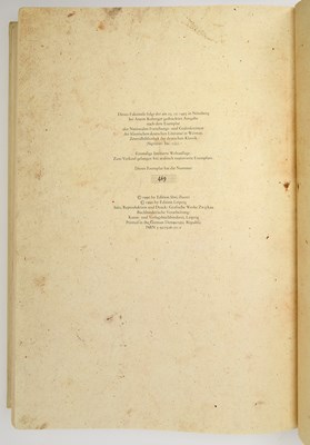 Lot 3 - Facsimile of the Nuremberg Chronicle, with numerous illustrations
