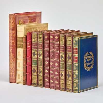Lot 330 - A collection of English literature in fine bindings