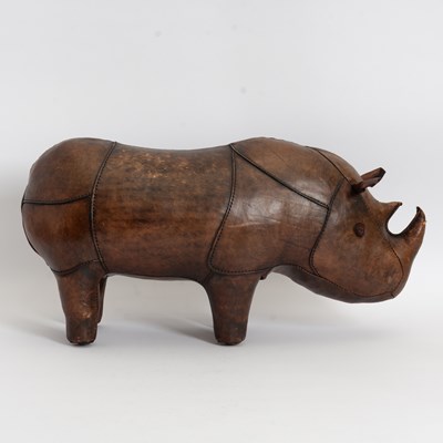 Lot 42 - Leather Rhinoceros