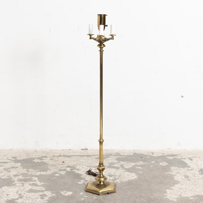 Lot 60 - Brass Floor Lamp