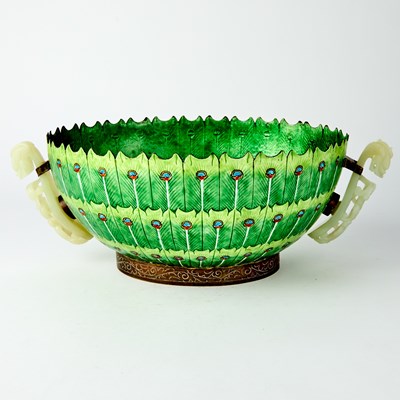 Lot 403 - A Large Chinese Cloisonne Enamel Bowl