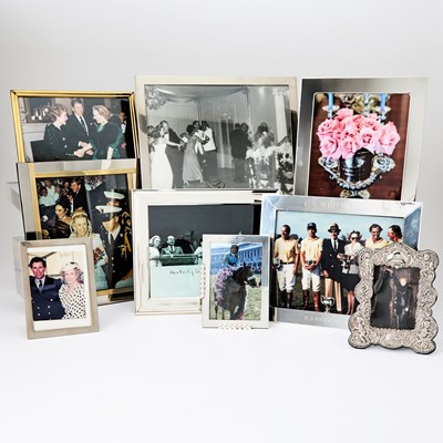 Lot 135 - Group of Ten Silver Plated Photograph Frames