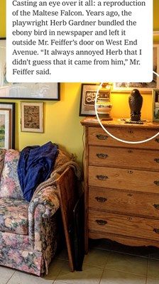 Lot 128 - Plaster cast of the Maltese Falcon