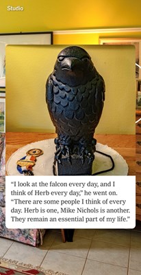 Lot 128 - Plaster cast of the Maltese Falcon