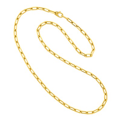 Lot 1 - Cartier Gold 'Santos' Chain Necklace