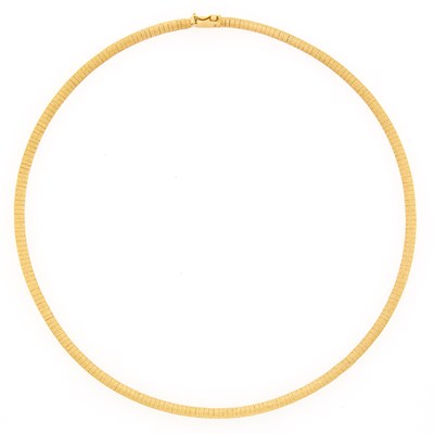 Lot 1254 - Gold Link Necklace