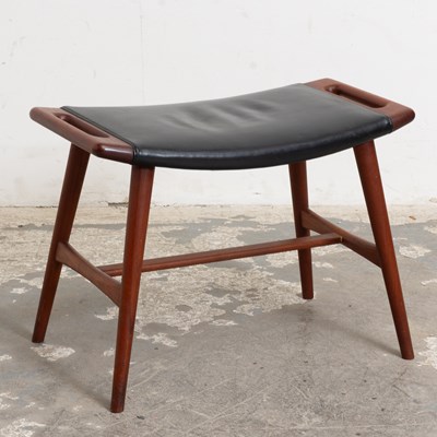 Lot 85 - Hans Wegner Model Teak "AP-30" Piano Stool