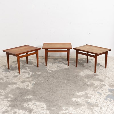 Lot 84 - Set of Three Danish Teak Low Tables