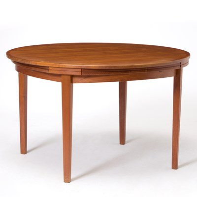 Lot 192 - Danish Teak Circular Expanding "Flip Flap" Dining Table