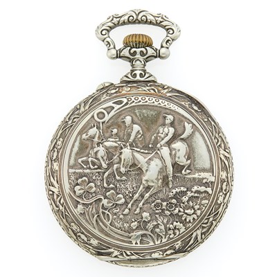Lot 1348 - Silver Open Face Pocket Watch