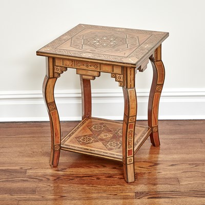 Lot 115 - Syrian Mother-of-Pearl Inlaid Table