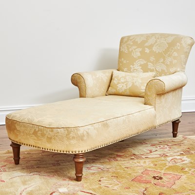 Lot 84 - Upholstered Chaise Longue