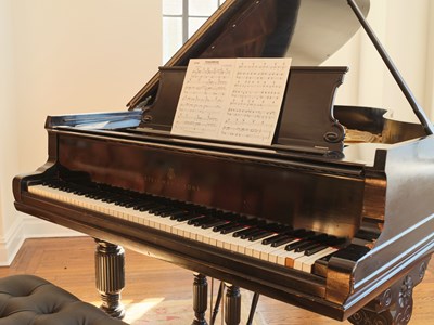 Lot 66 - Charles Strouse's antique Steinway used throughout the composition of his most celebrated works