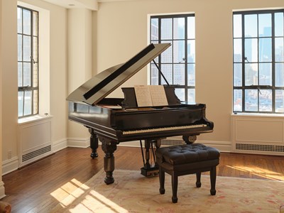 Lot 66 - Charles Strouse's antique Steinway used throughout the composition of his most celebrated works