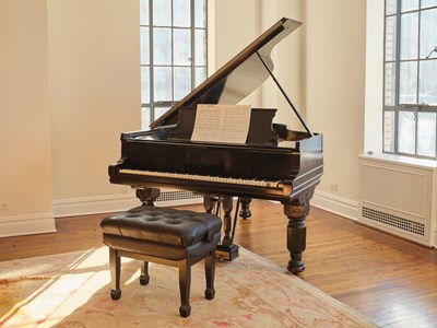 Lot Charles Strouse's antique Steinway used throughout the composition of his most celebrated works