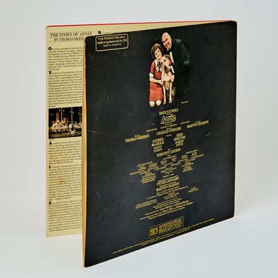 Lot 33 - The Annie LP, inscribed by Charles Strouse
