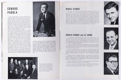 Lot 11 - A wide-ranging group of Bye Bye Birdie materials, with early programs, photographs and more