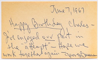 Lot 18 - A leather-bound musical score of Bonnie and Clyde gifted to Charles Strouse