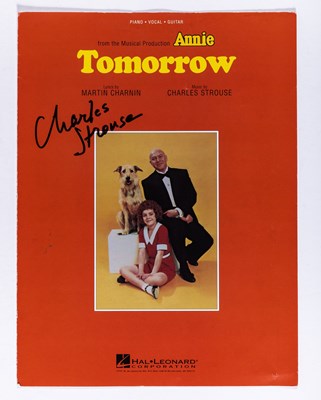 Lot Signed sheet music from Tomorrow.