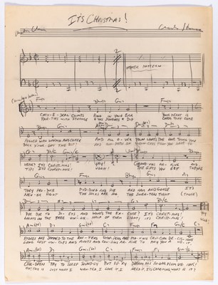 Lot “It’s Christmas!” Musical manuscript