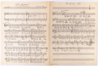 Lot “It’s Christmas!” Musical manuscript