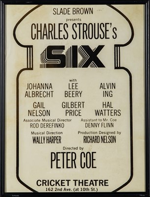 Lot 52 - A collection of posters for Charles Strouse productions