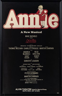Lot A poster for the original Broadway run of Annie