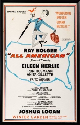 Lot 13 - Original All American show poster