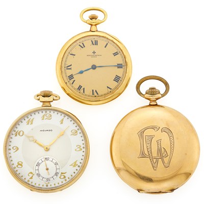 Lot 1357 - Group of Gold and Gold-Filled Pocket Watches