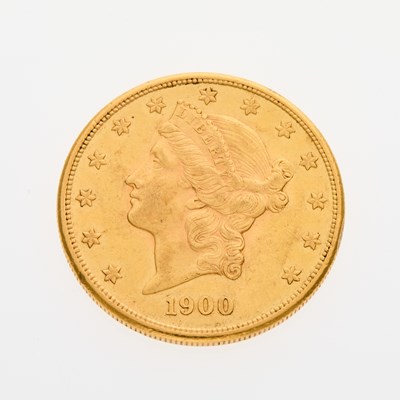 Lot 30 - United States. 1900-S Liberty Head Double Eagle. Uncirculated Details, Scratch.