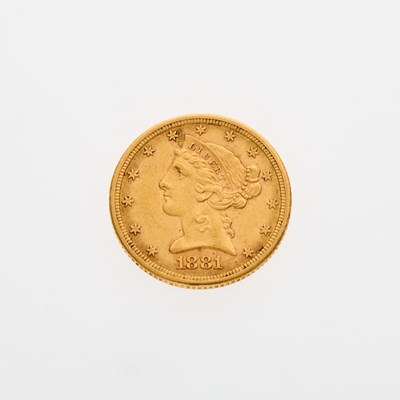Lot 25 - United States. 1881 Half Eagle. Uncirculated. (US)
