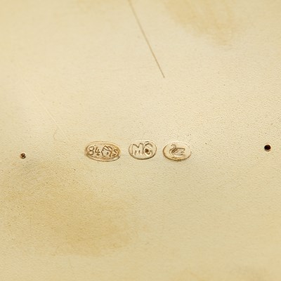 Lot 202 - Russian Silver-Gilt and Cloisonné Enamel Kovsh