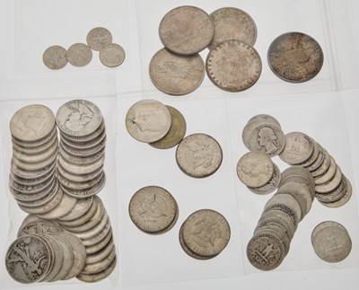 Lot 40 - United States. Group of 90% and 40% Silver Coins. Grades Vary.