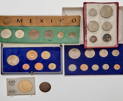 Lot 76 - Multiple Countries. Group of World Silver and Base Metal Coins. Grades Vary.