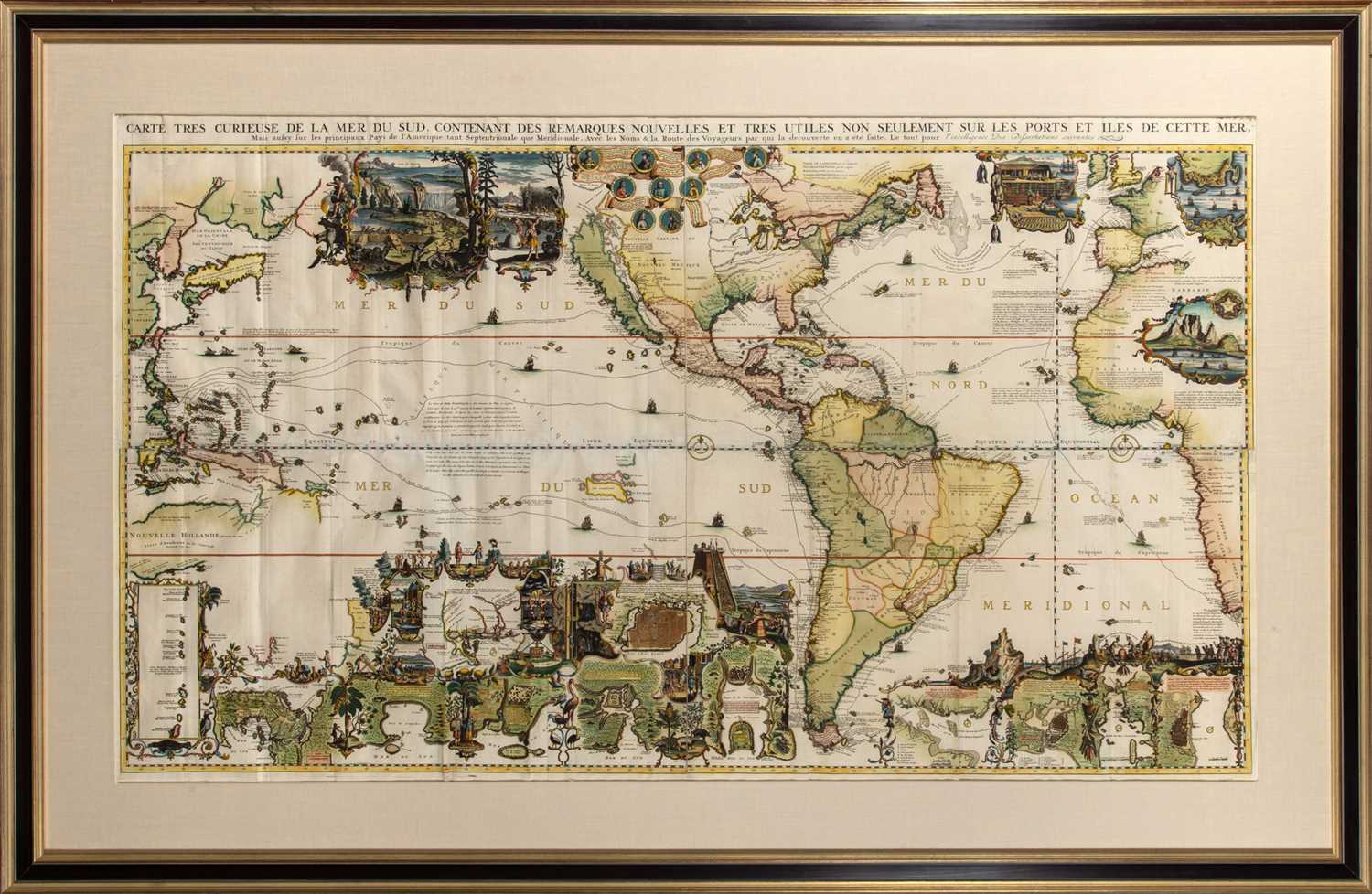 Lot 177 - The most decorative map of the Americas of the period