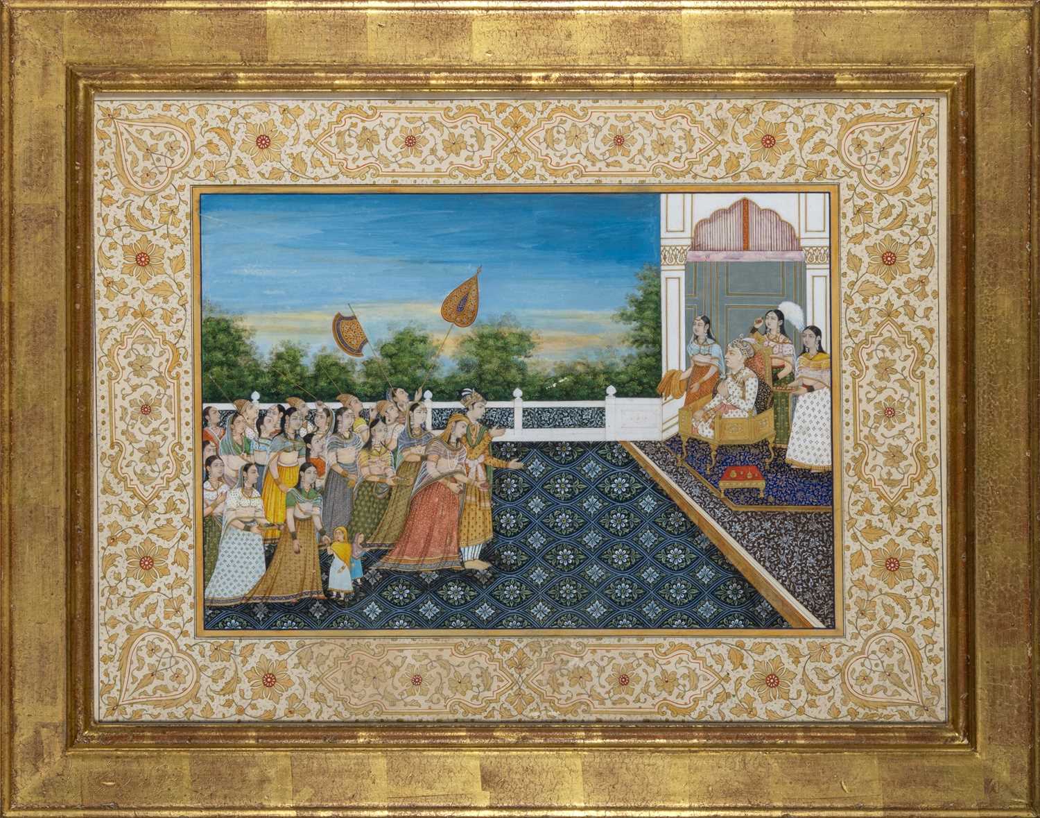 Lot 359 - A Large and Fine Indian Deccan School Painting