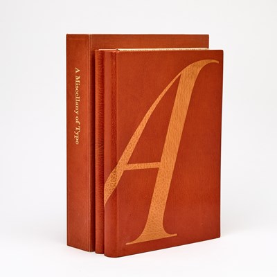 Lot 453 - One of 15 copies of the Whittington Miscellany of Type, specially-bound in morocco
