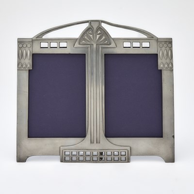 Lot 140 - WMF Art Nouveau Silver Plated Metal Double Photograph Frame